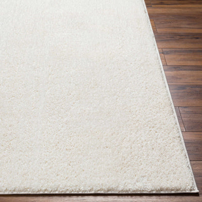 Judy Solid White Washable Shag Rug