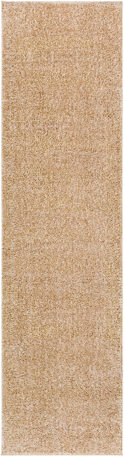 Judy Solid Brown Washable Shag Rug