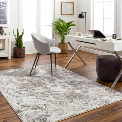 Elaxi Brown Marble Rug