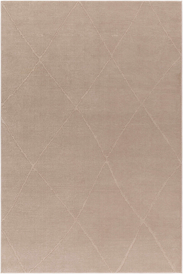 Aldis Tan Washable Area Rug