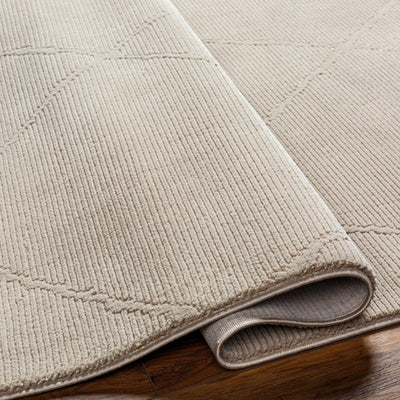 Aldis Tan Washable Area Rug