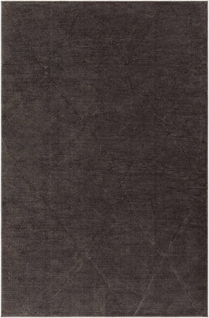 Aldis Charcoal Washable Area Rug