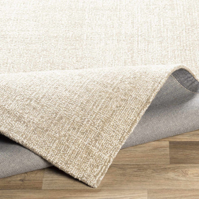 Salfordville Neutral Wool Area Carpet