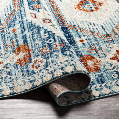 Tullow Blue Area Rug - Clearance