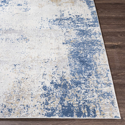 Sapcote Abstract Blue Area Rug