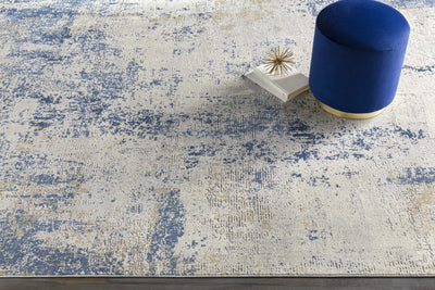 Sapcote Abstract Blue Area Rug