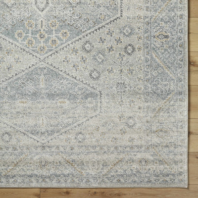 Nydia Blue Medallion Area Rug