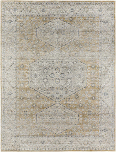 Nydia Beige Medallion Area Rug