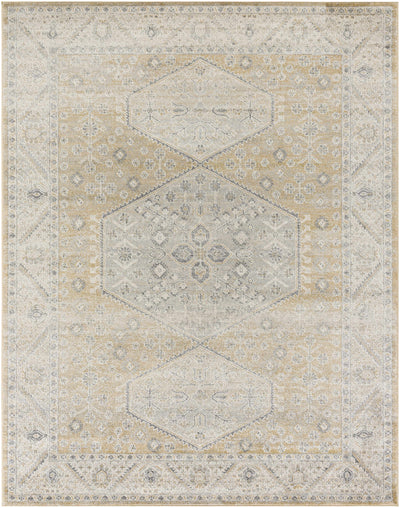 Nydia Beige Medallion Area Rug