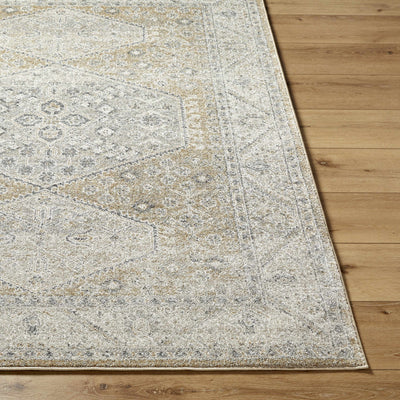 Nydia Beige Medallion Area Rug