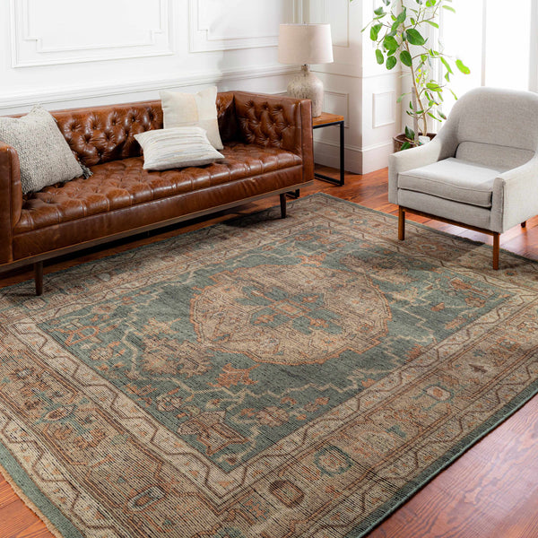 Sage Meja Premium Wool Rug