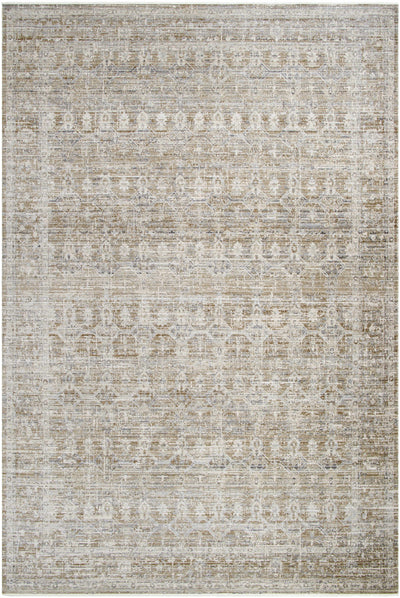 Margaret Damask Sage Washable Area Rug - Becki Owens x Livabliss