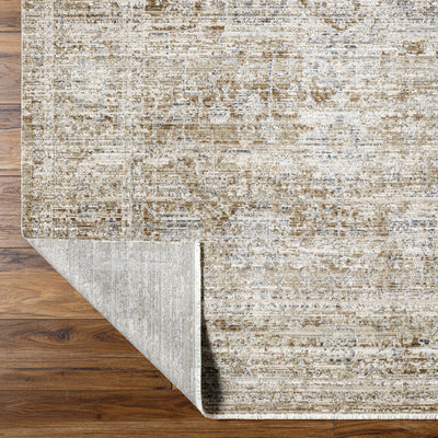 Margaret Damask Dark Sage Washable Area Rug - Becki Owens x Livabliss