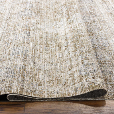 Margaret Damask Dark Sage Washable Area Rug - Becki Owens x Livabliss