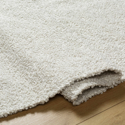 Kamil Ivory Solid Area Rug