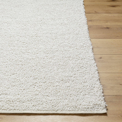 Kamil Ivory Solid Area Rug