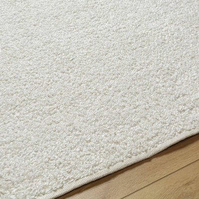 Kamil Ivory Solid Area Rug