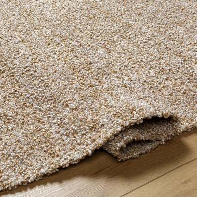 Kamil Beige Solid Area Rug