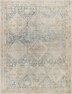 Marlene Medallion Beige & Blue Area Rug - Becki Owens x Livabliss