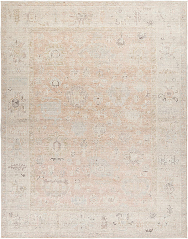 Marlene Damask Blush Area Rug - Becki Owens x Livabliss