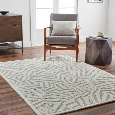 Avian Cream Wool Area Rug