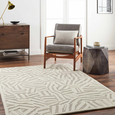 Avian Cream Wool Area Rug