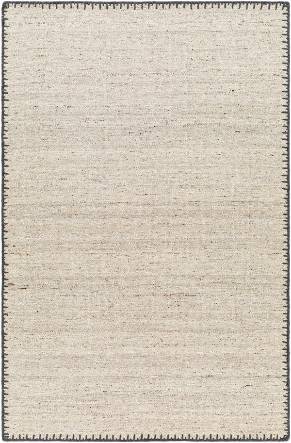 Ayumu Beige Hand Woven Wool Area Rug