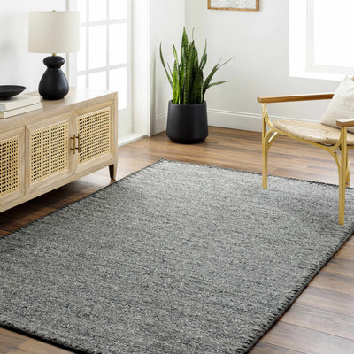 Ayumu Gray Hand Woven Wool Area Rug