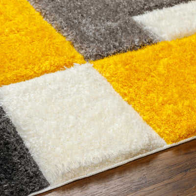 Greya Yellow & Gray Area Rug