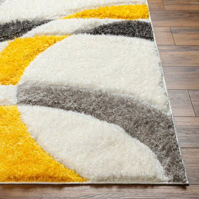 Taja Yellow & Gray Area Rug