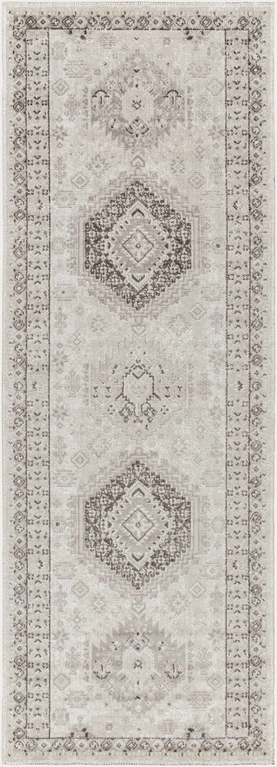 Cain Cream Washable Area Rug - Clearance