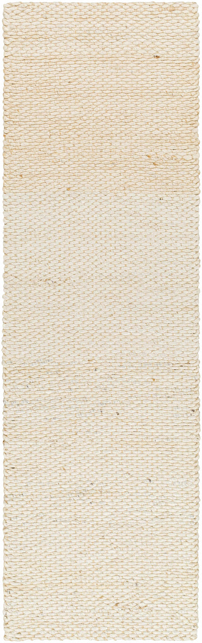 Dulal Hand Woven Bleached Jute Rag Rug