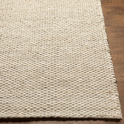 Dulal Hand Woven Bleached Jute Rag Rug