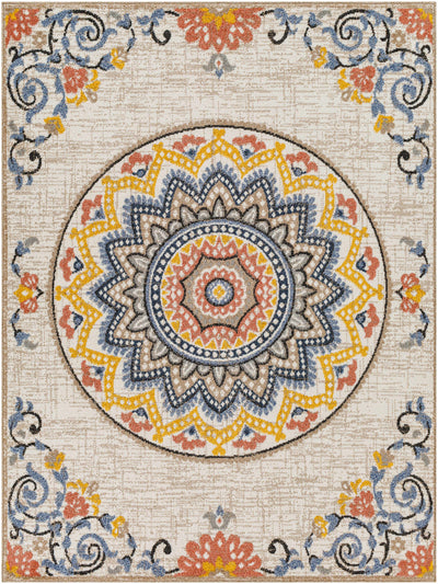 Chapa Yellow & Blue Area Rug - Clearance