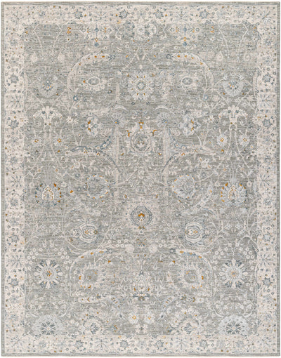 Gauge Gray Blue Area Rug