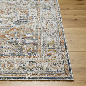 Kazou Blue Medallion Area Rug