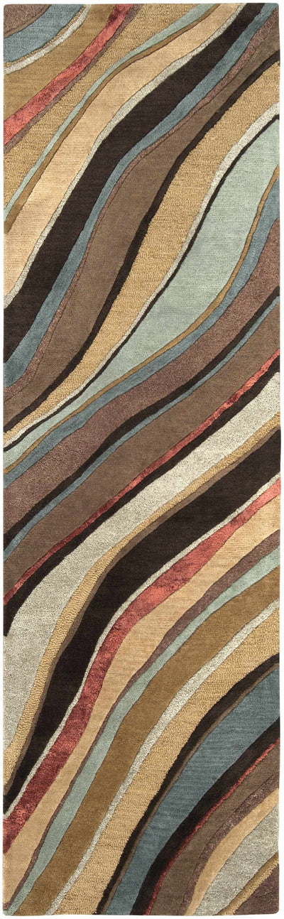 Seminole Canyon Waves Wool Rug