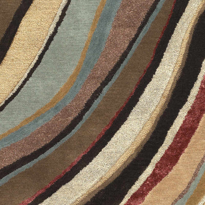 Seminole Canyon Waves Wool Rug