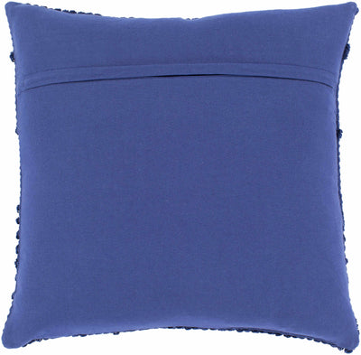 Settle Navy Textured Geometric Accent Pillow