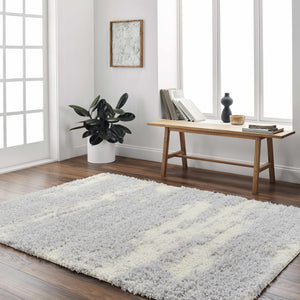 Aysun Gray Plush Area Rug