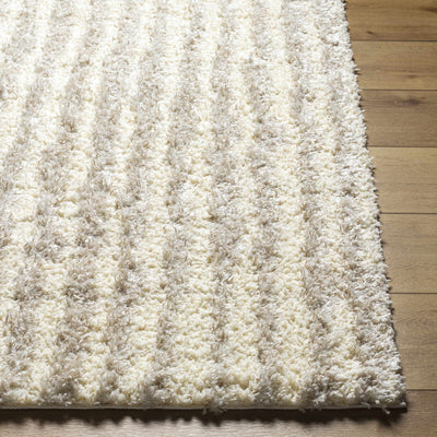 Filip Block Striped Plush Area Rug