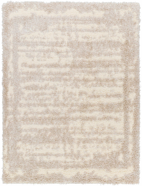 Gidja Beige Plush Area Rug