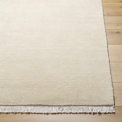 Myron Beige Wool Area Rug