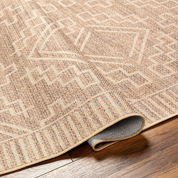 Halle Beige Washable Jutely Rug