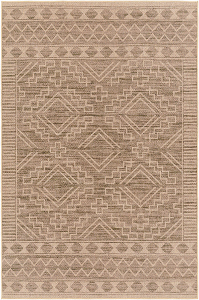 Halle Tan Washable Jutely Rug