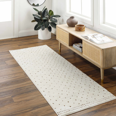 Julie Ivory & Brown Area Rug