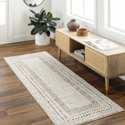 Julio Scandi Boho Area Rug - Brown