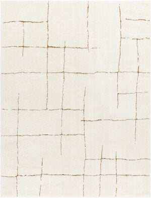 Koume Ivory & Brown Area Rug