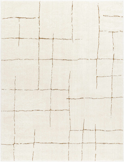 Koume Ivory & Brown Area Rug