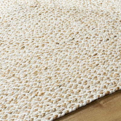 Elkie Cream Jute Area Rug